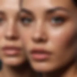 Diverse skin types exhibiting unique textures and tones