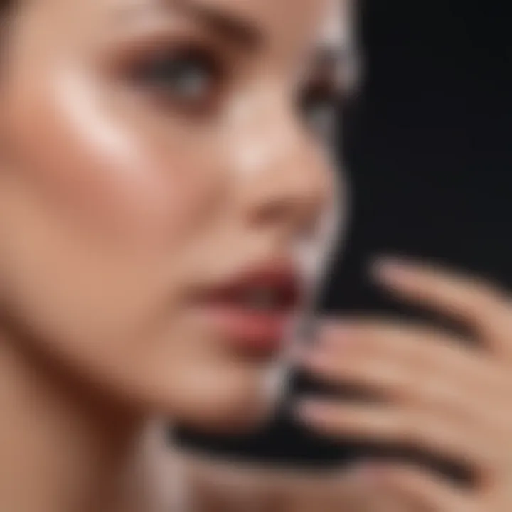 Aftercare products displayed after gel polish removal