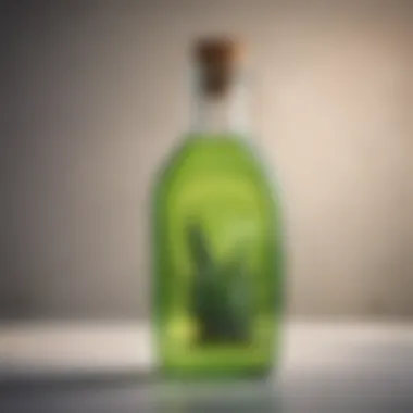 Aloe Vera Extract in Glass Bottle