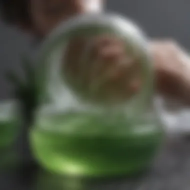Extraction Process of Pure Aloe Vera Gel Aloe vera gel extraction process from plant