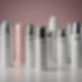 A variety of deodorant sticks showcasing diverse formulations