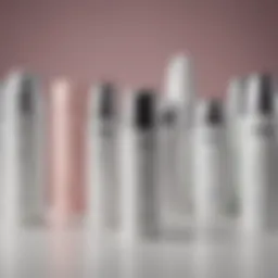 A variety of deodorant sticks showcasing diverse formulations