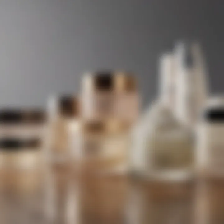 An assortment of top moisturizing creams known for their hydrating properties.