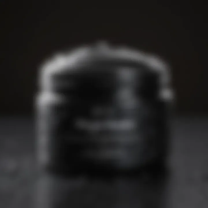 Artistic Close-up of Holy Black Pomade Texture