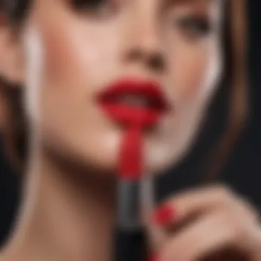 Avon Stay On Lipstick in Luxurious Red