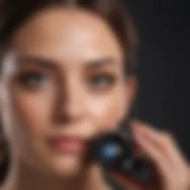 User-friendly interface of a popular at-home laser device