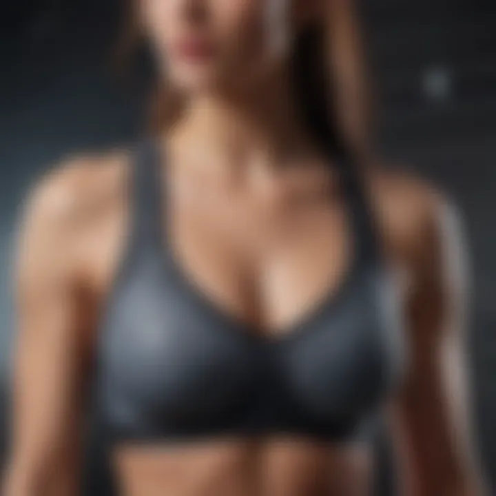 Innovative mesh sports bra for ultimate breathability