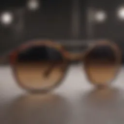 A stylish selection of eyewear displayed on a modern background.