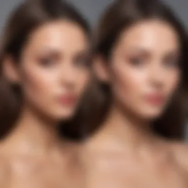 Transformative Results of Keratin Treatments Before and after comparison of keratin treatment effects