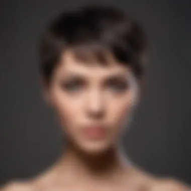 Textured Pixie Cut for Fine Hair Textured pixie cut that accentuates fine hair
