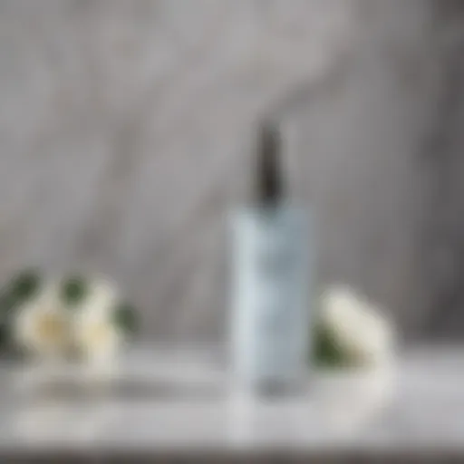 Salicylic Bliss Spray bottle on elegant marble surface