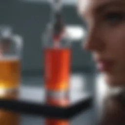 Blood sample in laboratory setting