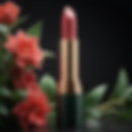 Botanical Elegance: A cruelty-free lipstick in a luxurious packaging