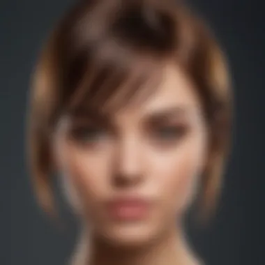 Close-up of a cap with hair color application
