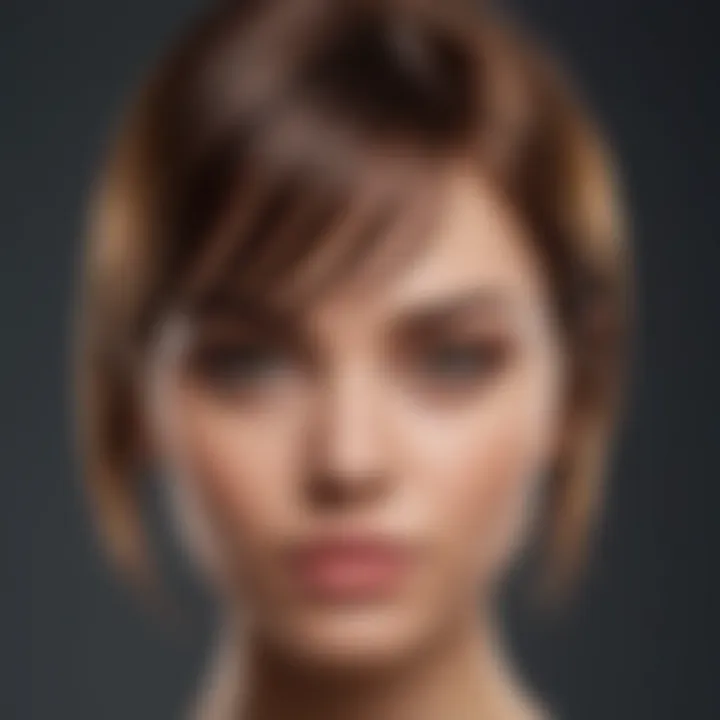Close-up of a cap with hair color application