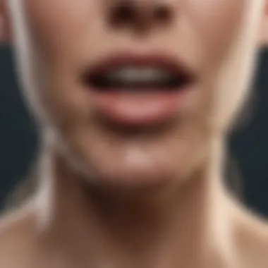 Unraveling the Root Factors Illustration depicting the causes of pimple by mouth