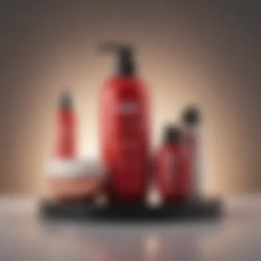 Chi Heat Protectant Product Range A collection of Chi heat protectant products displayed elegantly