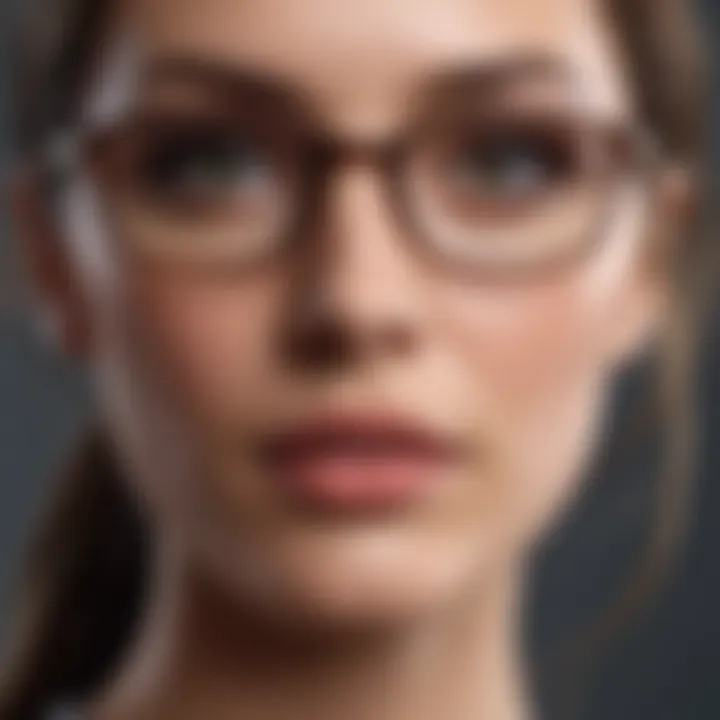 Sleek rectangular glasses that provide a modern edge