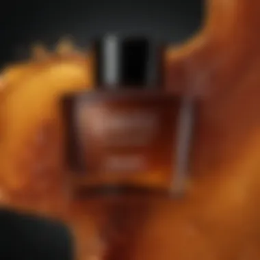 Close-up of Clinique Black Honey product showcasing its texture