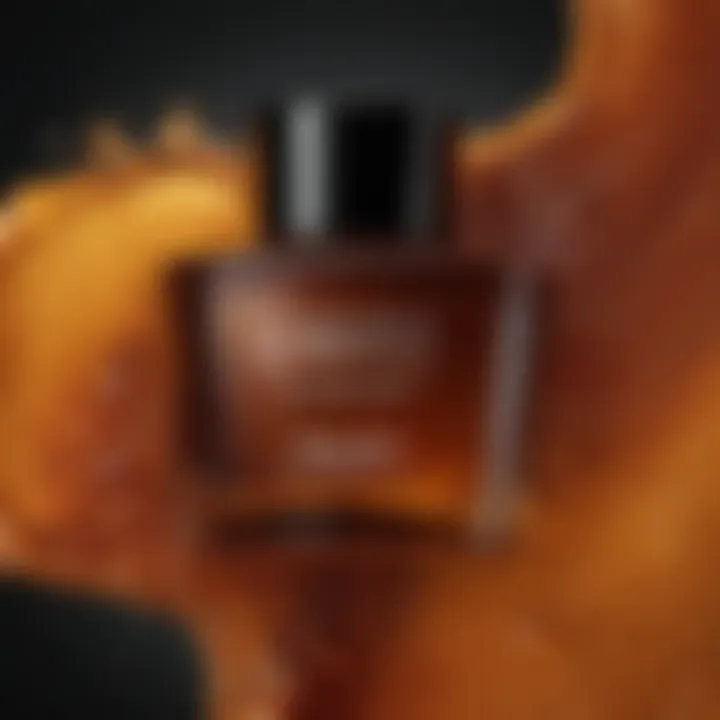 Close-up of Clinique Black Honey product showcasing its texture