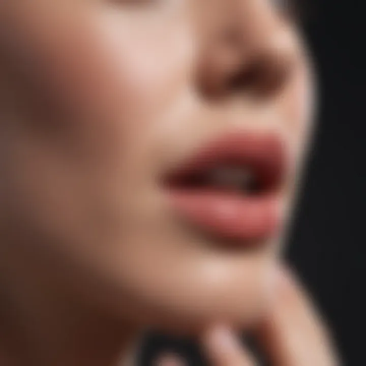 An array of natural ingredients used in lip treatments.