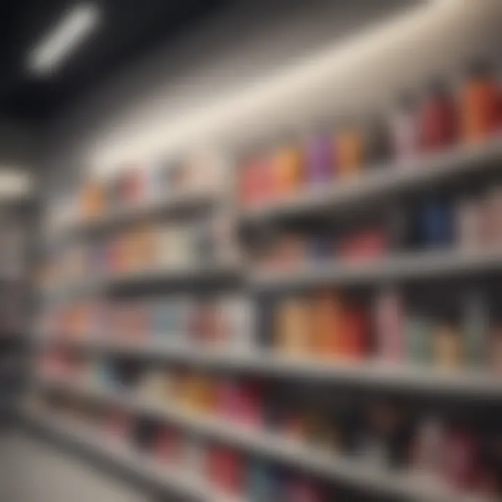 A selection of hair care products arranged aesthetically
