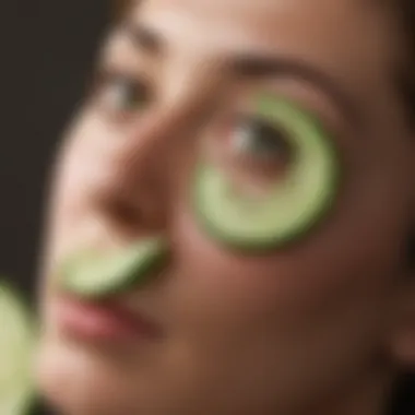 Cucumis Sativus: The Cooling Cucumber Remedy Cooling Cucumber Slices for Sun Poisoning Rash