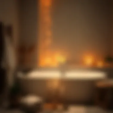 Creating a Calming Ambiance for Your Bath Calming ambiance with dim lighting and calming scents