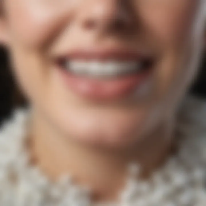 Close-up of CrestWhiteSmile ingredients for teeth whitening