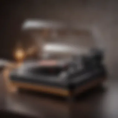 Vintage-inspired record player for the music enthusiast father