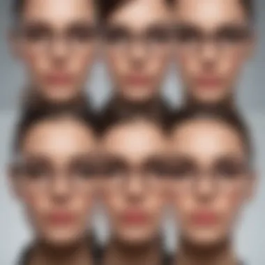 Understanding Various Face Shapes An illustration of different face shapes
