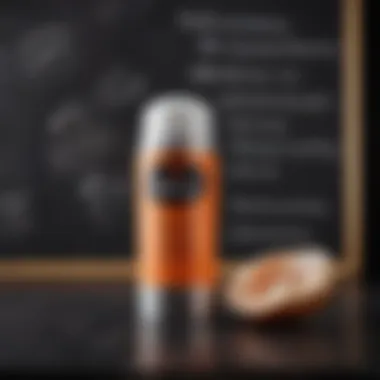 Benefits of DIY deodorant highlighted on a chalkboard