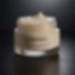 A luxurious cream jar with a rich texture to combat dark spots