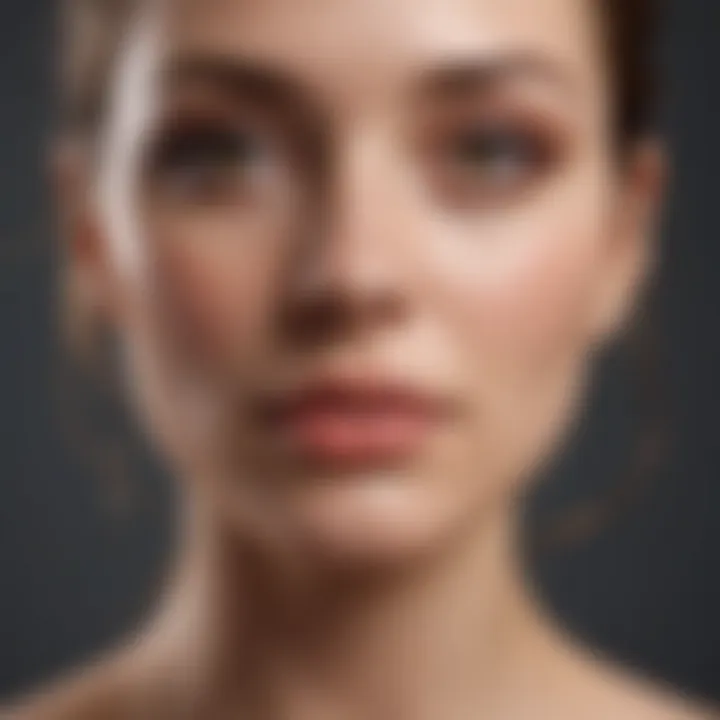 A selection of nutrient-rich foods beneficial for skin health
