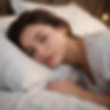 Restful Sleep and Skin Healing A serene bedroom environment promoting restful sleep for skin healing