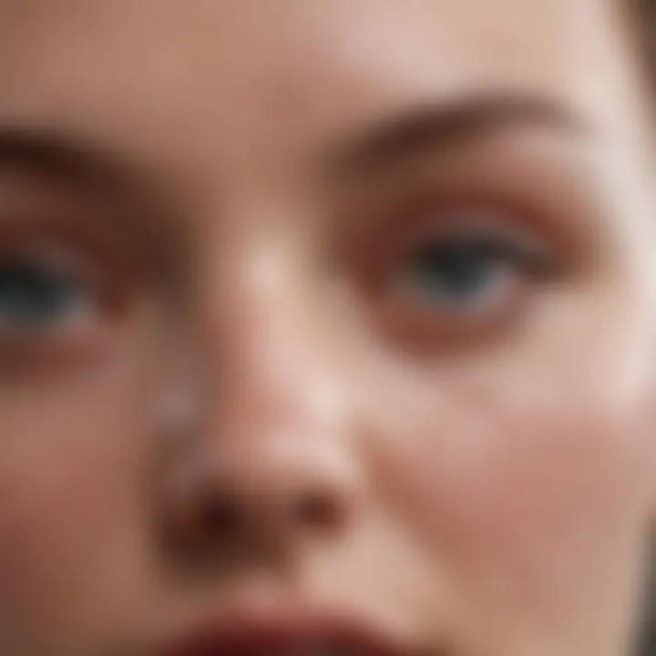 A close-up of a topical acne treatment on a clean surface