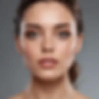 Visual representation of a serene and healthy skin tone