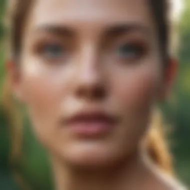Nature's Calm: A Visual Retreat for Skin Relief Calm and soothing nature scene for skin relief
