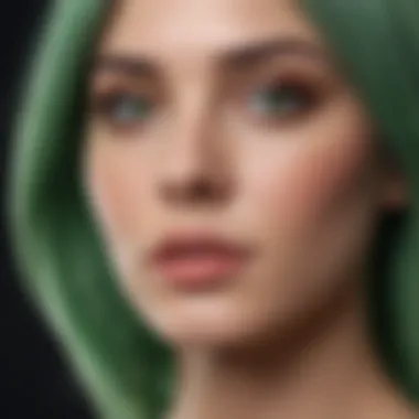 Selection of color correction products specifically for green undertones