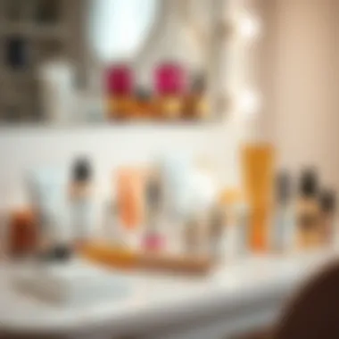 Topical Treatments Overview Variety of topical treatments on a vanity table