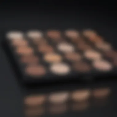 Elegant matte nude eye shadow palette