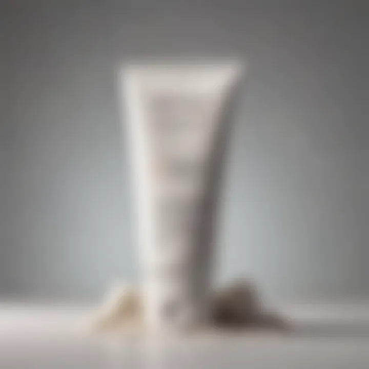 Elegant cream tube with soothing ingredients