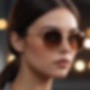 Elegant Frame Sunglasses for Oval Faces