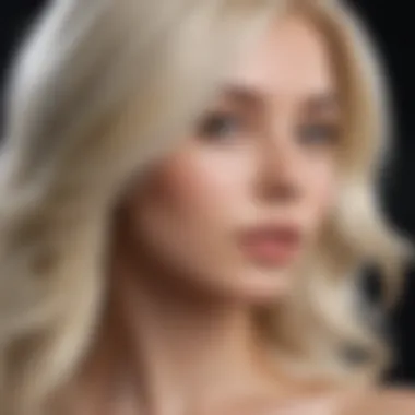 Exquisite Platinum Blonde Hair Care Set for Radiant Locks Elegant Platinum Blonde Hair Care Set