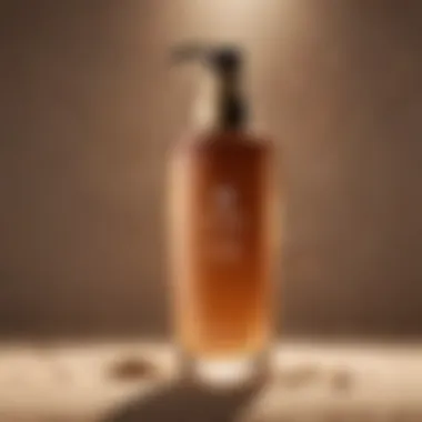 Elegant Suntan Lotion Bottle