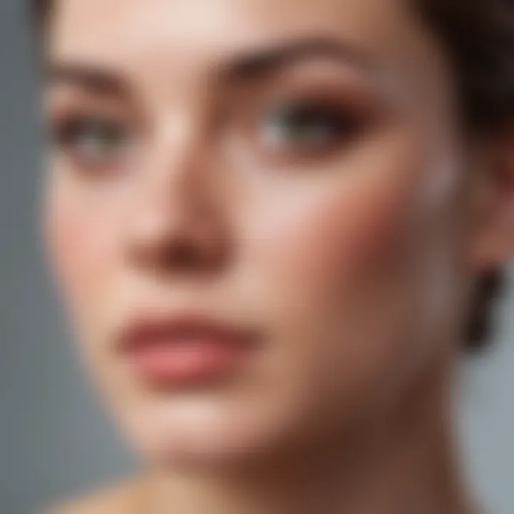 Infographic showing common causes of facial rashes