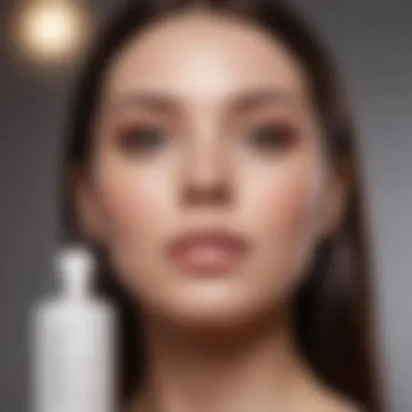 Variety of skincare products for rash treatment