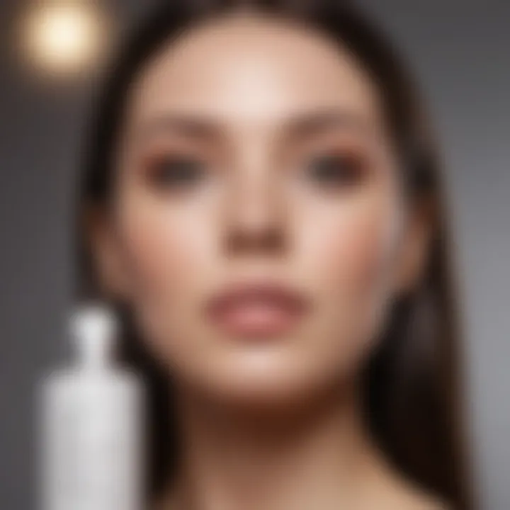 Variety of skincare products for rash treatment