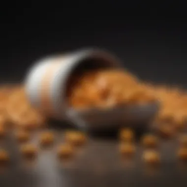 Showcasing the Elegance of Curcumin Supplements Curcumin supplement capsules showcased elegantly