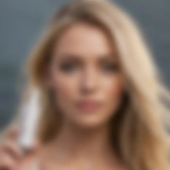 Hair care products for maintaining beach blonde hair